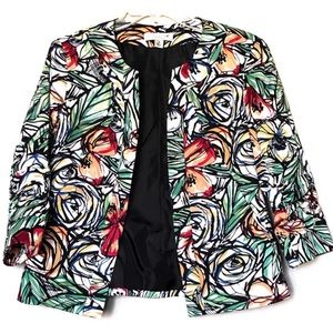 Coldwater Creek jacket blazer multicolored Sz 6